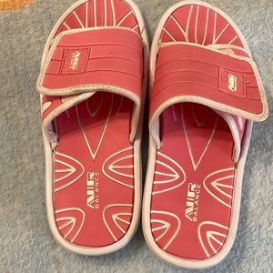 Pink sandals- size 8